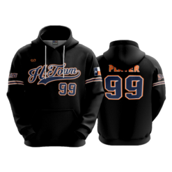 3688 UNISEX FLEECE HOODY HOUSTON-BLAZE-3