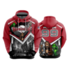 2673 UNISEX FLEECE HOODY RAMPAGE-SOFTBALL-2