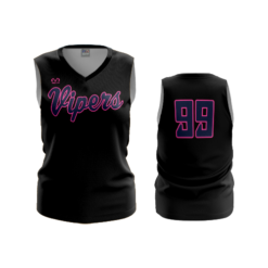 3265 WOMENS V NECK SLEEVELESS VIPERS-MILLER-SPIRIT-1