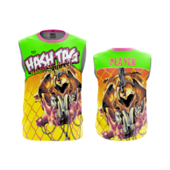 1034 MENS SPORT CREW NECK SLEEVELESS BLIND-SQUIRRELS-2023-FLO INK + $5