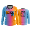 2573 WOMENS V NECK LONGSLEEVE CENTRAL-OHIO-TIGERS-BLEND-1