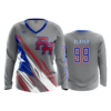 3699 WOMENS V NECK LONGSLEEVE PUERTO-RICO-2023-1