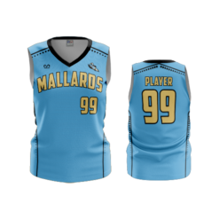 3700 WOMENS V NECK SLEEVELESS MALLARDS-1