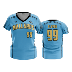 3700 WOMENS V NECK MALLARDS-1