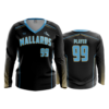 3700 WOMENS V NECK LONGSLEEVE MALLARDS-2