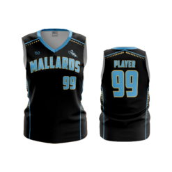 3700 WOMENS V NECK SLEEVELESS MALLARDS-2