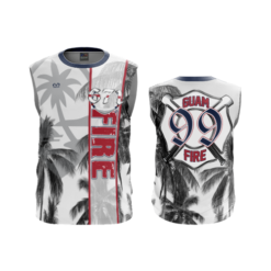 499 MENS SPORT CREW NECK SLEEVELESS GUAM-FIRE-2023-1