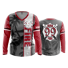 499 WOMENS V NECK LONGSLEEVE GUAM-FIRE-2023-2