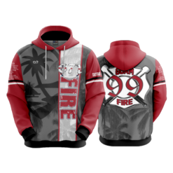 499 UNISEX FLEECE HOODY GUAM-FIRE-2023-2