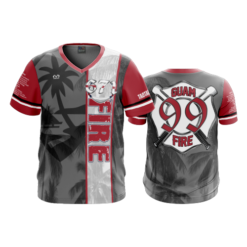 499 MENS SPORT V NECK GUAM-FIRE-2023-2