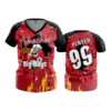 2450 WOMENS V NECK BIG-JAYS-COMACHOS-1
