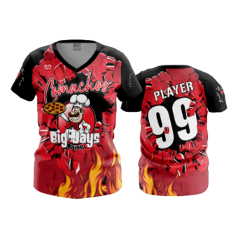 2450 WOMENS V NECK BIG-JAYS-COMACHOS-1