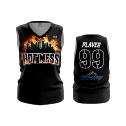 3694 WOMENS V NECK SLEEVELESS HOT-MESS-1