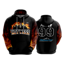 3694 UNISEX FLEECE HOODY HOT-MESS-1
