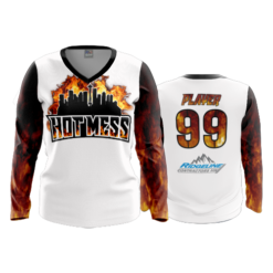 3694 WOMENS V NECK LONGSLEEVE HOT-MESS-2