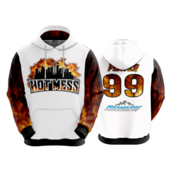 3694 UNISEX FLEECE HOODY HOT-MESS-2
