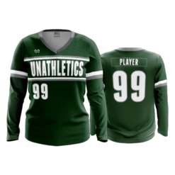 3368 WOMENS V NECK LONGSLEEVE UNATHLETICS-1