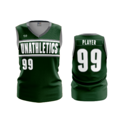 3368 WOMENS V NECK SLEEVELESS UNATHLETICS-1