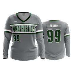 3368 WOMENS V NECK LONGSLEEVE UNATHLETICS-2