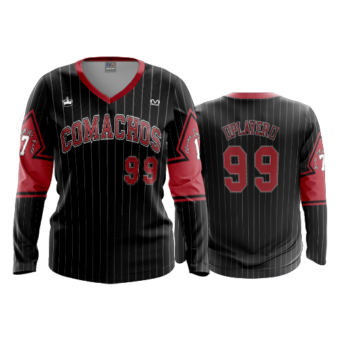 2450 WOMENS V NECK LONGSLEEVE COMACHOS-1