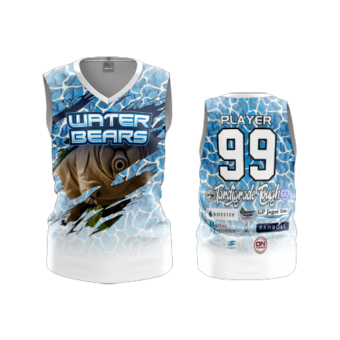 3142 WOMENS V NECK SLEEVELESS WATER-BEARS-2023-2