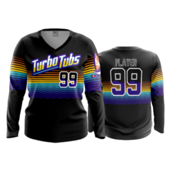 1742 WOMENS V NECK LONGSLEEVE TURBO-TUBS-1