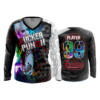 3698 WOMENS V NECK LONGSLEEVE SUCKERPUNCH-1