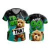 3697 WOMENS V NECK ID-HIT-THAT-1