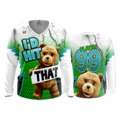 3697 WOMENS V NECK LONGSLEEVE ID-HIT-THAT-2
