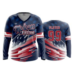 3702 WOMENS V NECK LONGSLEEVE MCLEAN-ELECTRIC-1