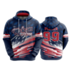 3702 UNISEX FLEECE HOODY MCLEAN-ELECTRIC-1
