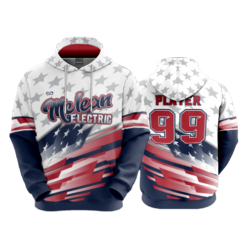 3702 UNISEX FLEECE HOODY MCLEAN-ELECTRIC-2