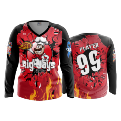 3687 WOMENS V NECK LONGSLEEVE BIG-JAYS-ONLY-1