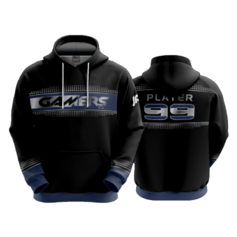 3379 UNISEX FLEECE HOODY GAMERS-1