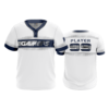 3379 MENS 2 BUTTON SCOOP NECK GAMERS-2