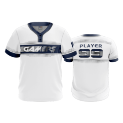 3379 MENS 2 BUTTON SCOOP NECK GAMERS-2