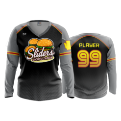 3704 WOMENS V NECK LONGSLEEVE SLIDERS-SPORTS-LOUNGE-1