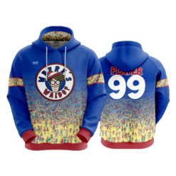 1592 UNISEX FLEECE HOODY WHERES-WALDO-1
