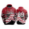3709 UNISEX FLEECE HOODY ALEXANDER-ALL-STARS-1