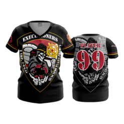 3706 WOMENS V NECK EXECUTIONERS-1