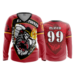 3706 WOMENS V NECK LONGSLEEVE EXECUTIONERS-2