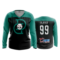 3708 WOMENS V NECK LONGSLEEVE DINGERS-AND-DIMES-1
