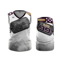 3638 WOMENS V NECK SLEEVELESS TRIPLE-CROWN-ROYALS-2