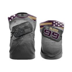3638 MENS SPORT CREW NECK SLEEVELESS TRIPLE-CROWN-ROYALS-USA-1