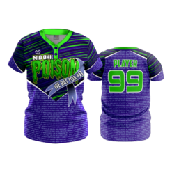3491 WOMENS 2 BUTTON SCOOP NECK MID-OHIO-POISON-CANCER