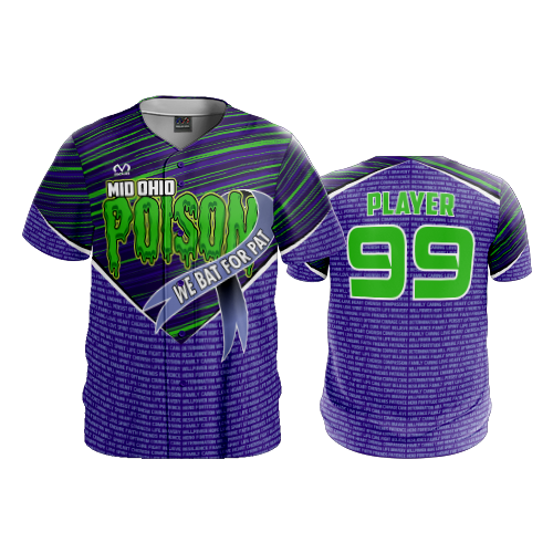 3491 MENS FULL BUTTON DOWN MID-OHIO-POISON-CANCER