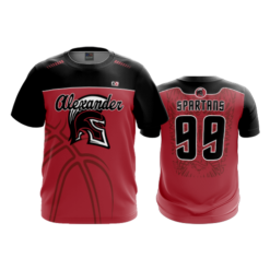 3720 MENS SPORT CREW NECK ALEXANDER-SPARTANS