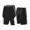 3720 UNISEX HIGH RISE BASKETBALL SHORTS 1PLY ALEXANDER-SPARTANS