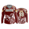 3711 WOMENS V NECK LONGSLEEVE YARDBIRDZ-1