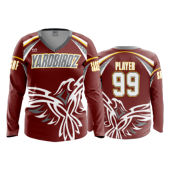3711 WOMENS V NECK LONGSLEEVE YARDBIRDZ-1